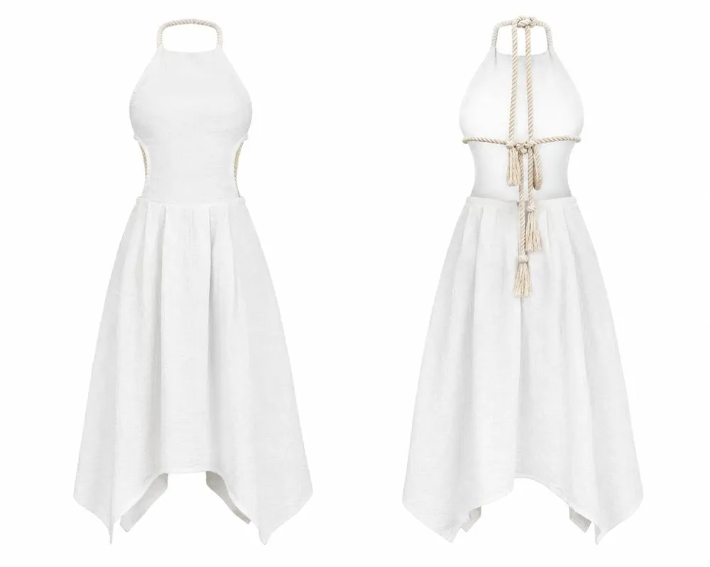 White Rope Dress